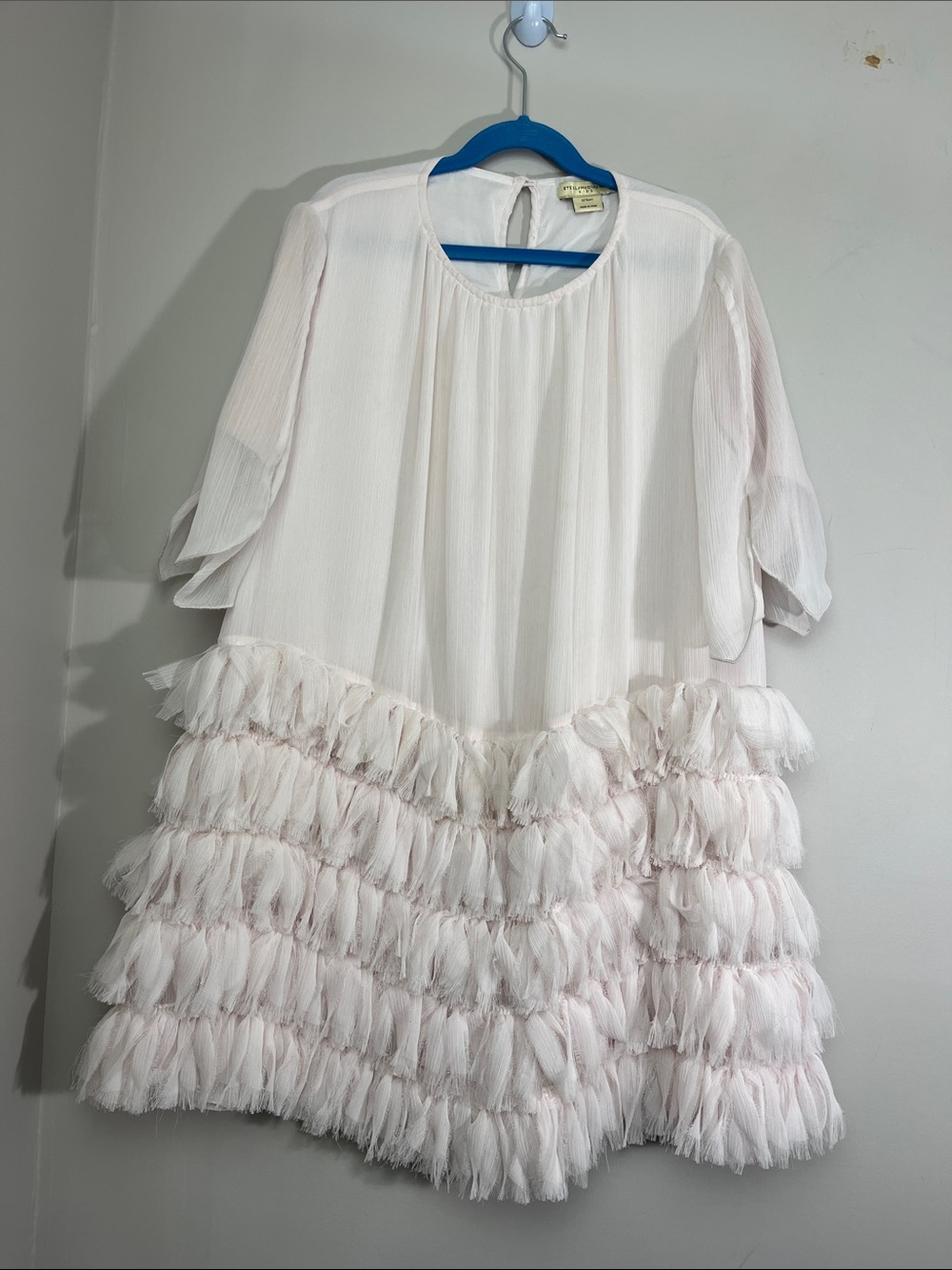 Stella McCartney Kids frilly Georgette dress